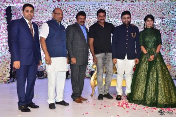 Celebs at Talasani Srinivas Yadav Daughter Wedding Reception
